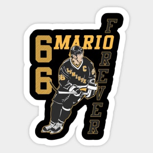 Mario Lemieux Mario 66 Sticker